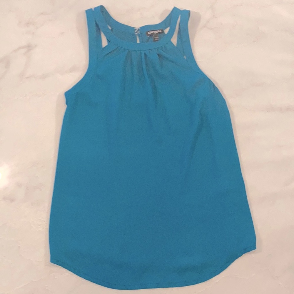 Express halter take with cut out details